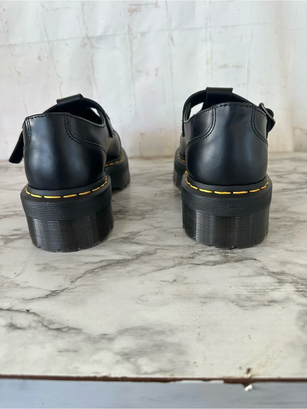 Dr. Martens Bethan Mary Jane Black Sz 10 Women Chunky Goth Y2K Leather Mary Jane